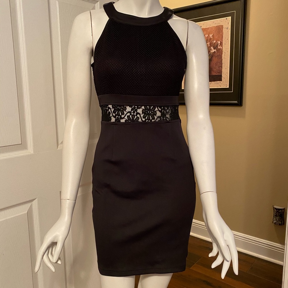 INA Mini Dress with Lace Detail
